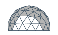 Geodesic-DOME IGLOO event dome