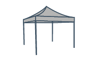 Quick tent zepelin