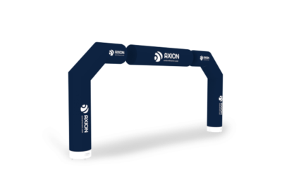 Axion inflatable ZIP-OFF arch the most flexible inflatable arch on the market